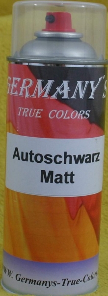 Autoschwarz Matt